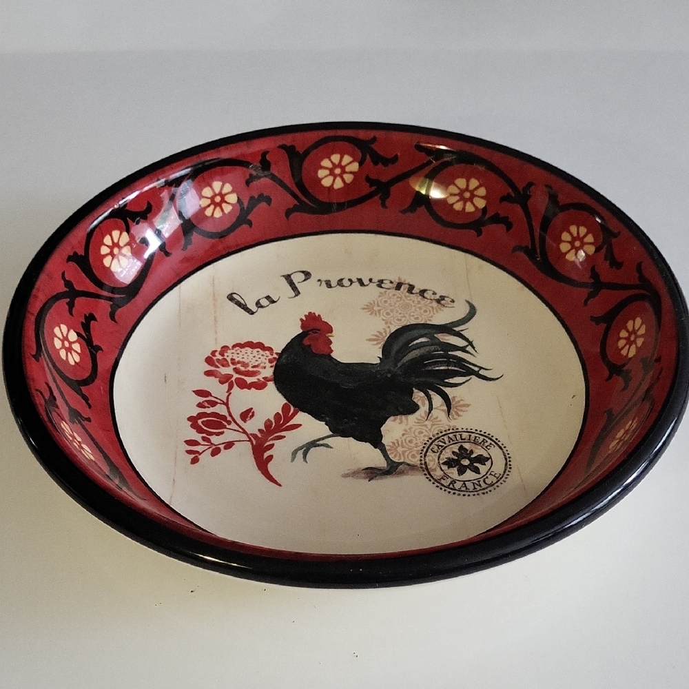 Decorative Bowl - Red and Black